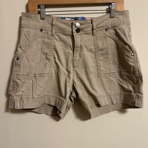 one 5 one Tan Women's Cargo Shorts